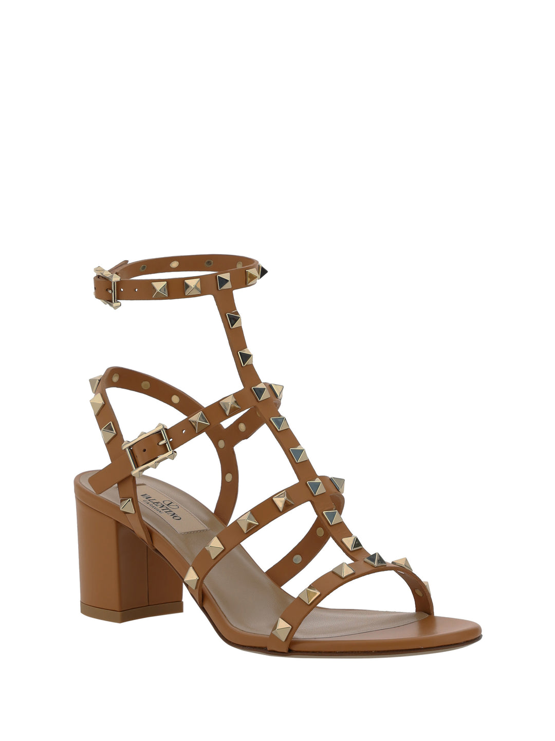 SANDAL | ROCKSTUD | T. 60 | VITELLO PLUM