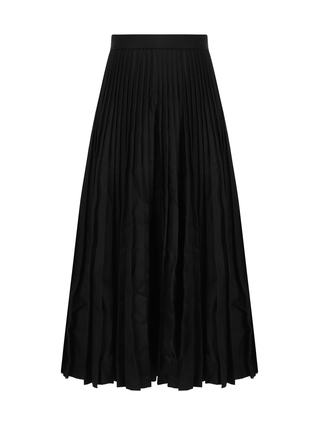 CREASED PLEATED SKIRT