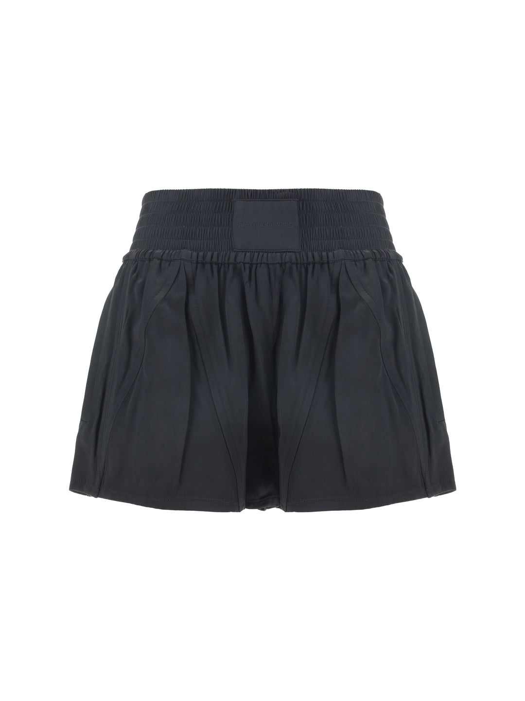 WIDE ELASTIC MINI SHORT