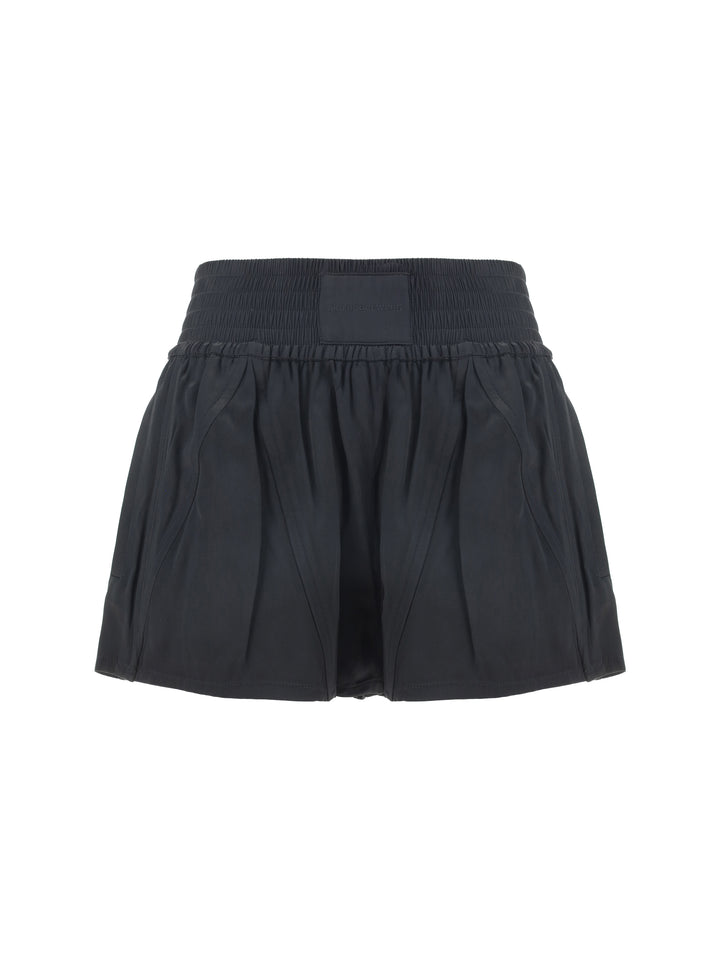 WIDE ELASTIC MINI SHORT