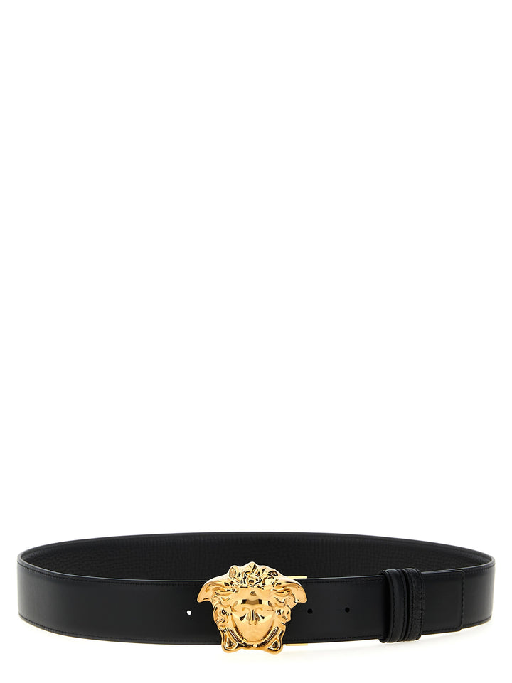 Versace La Medusa Belts - Black | c3da5cdbbb8d2dc63928323eee61d6a1e337fd54