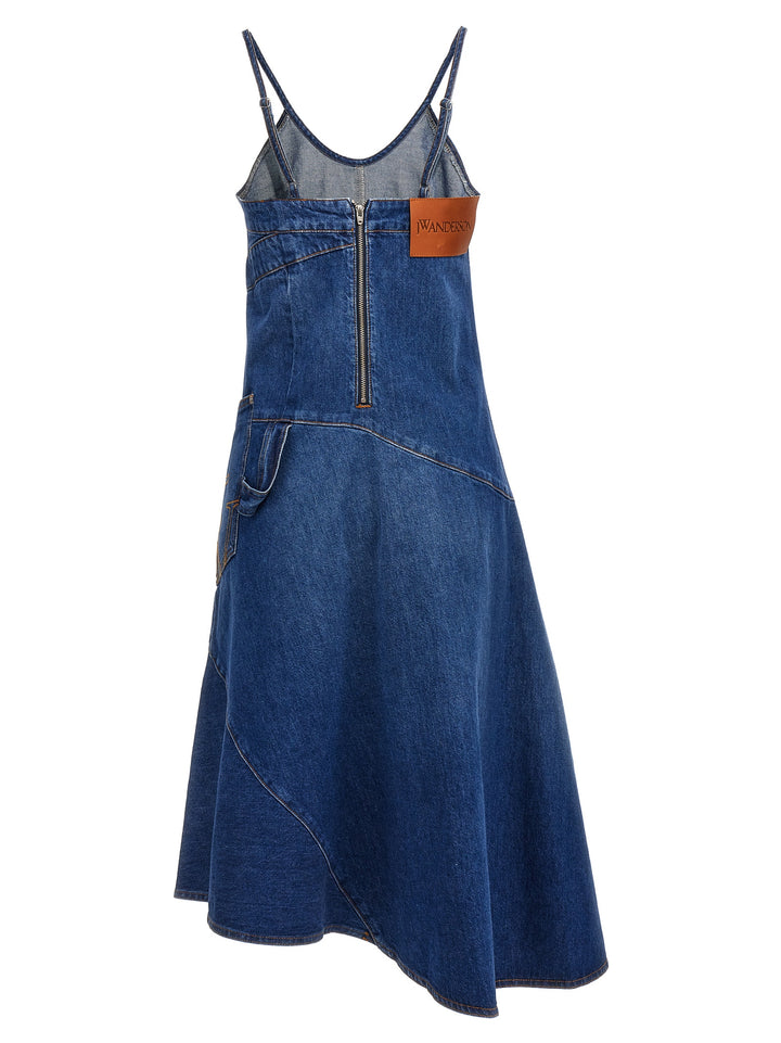 J.W. Anderson Twisted Strappy Dresses - Blue | 15ddd0097b50825c57505eb38ceda5f32a942b18