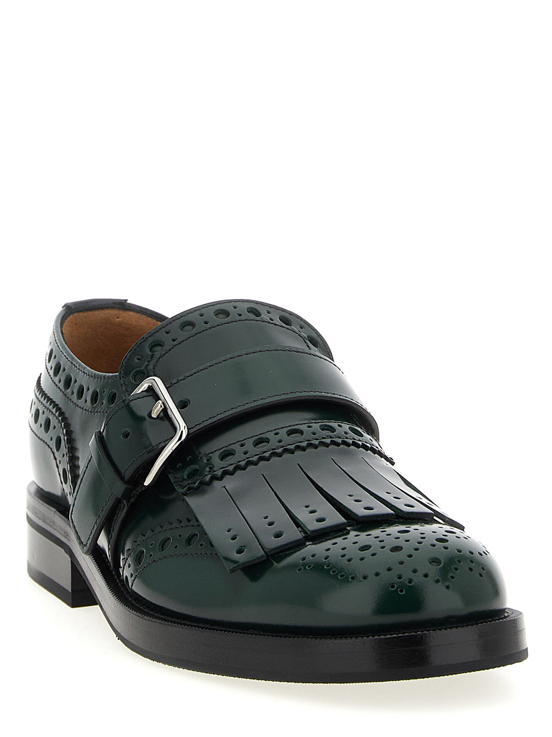 Church'S Phillis Lace Up Shoes - Green | 3e44e0ce51f461491276c0162a4c87152fe817a1