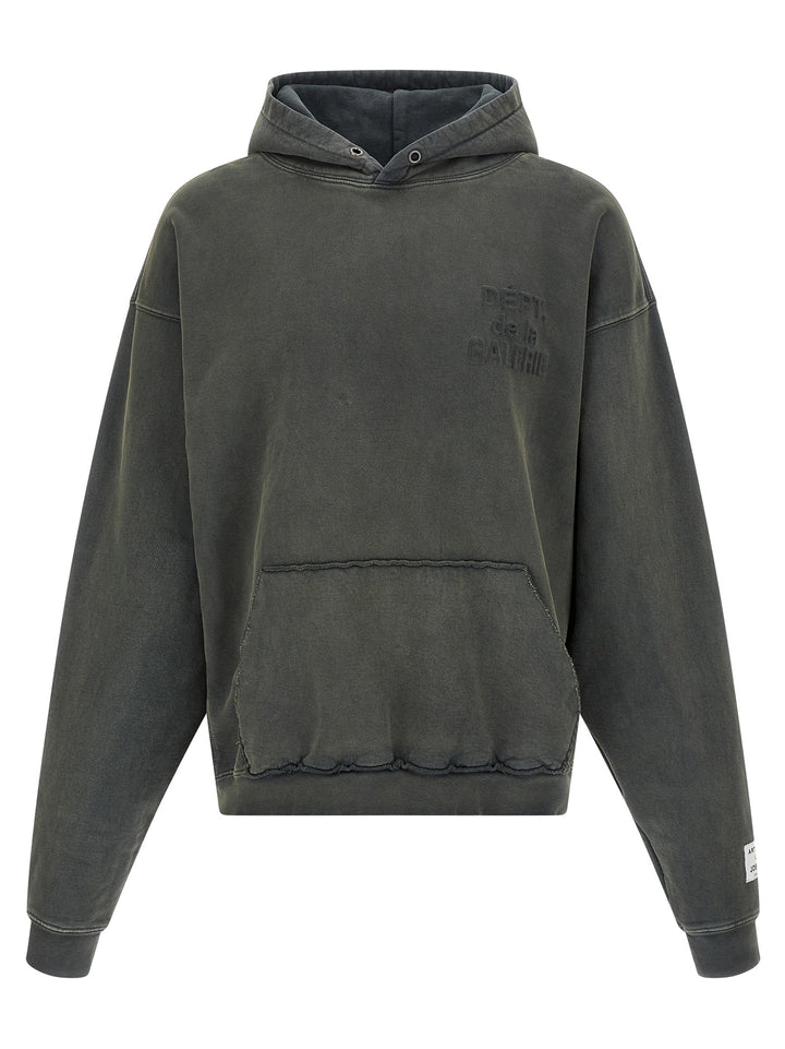 Gallery Dept. Embossed Logo Sweatshirt - Gray | 89f227fdd4f64c3cc51065bd0cbaec4538c32e33