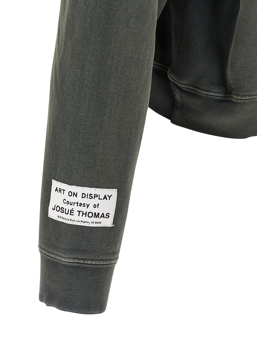 Gallery Dept. Embossed Logo Sweatshirt - Gray | 4404d03437a1f3f8f0a228f817fbc7a021affc73