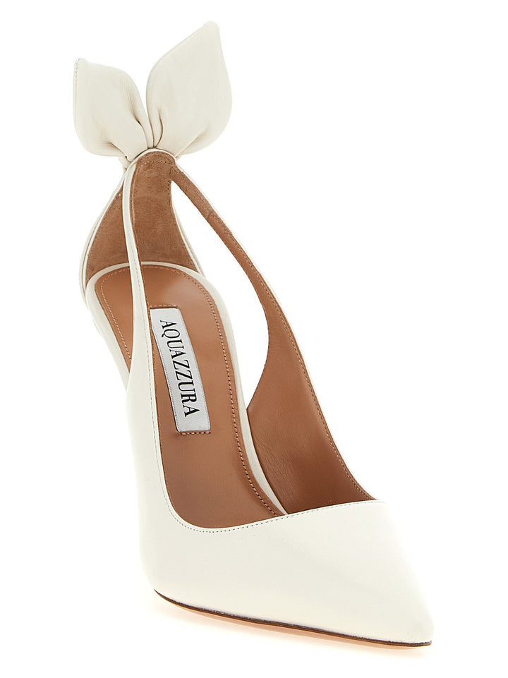 Aquazzura Bow Tie Pumps - White | 5aad83dc3d565f797cb53dc5058797c3b02fa42f