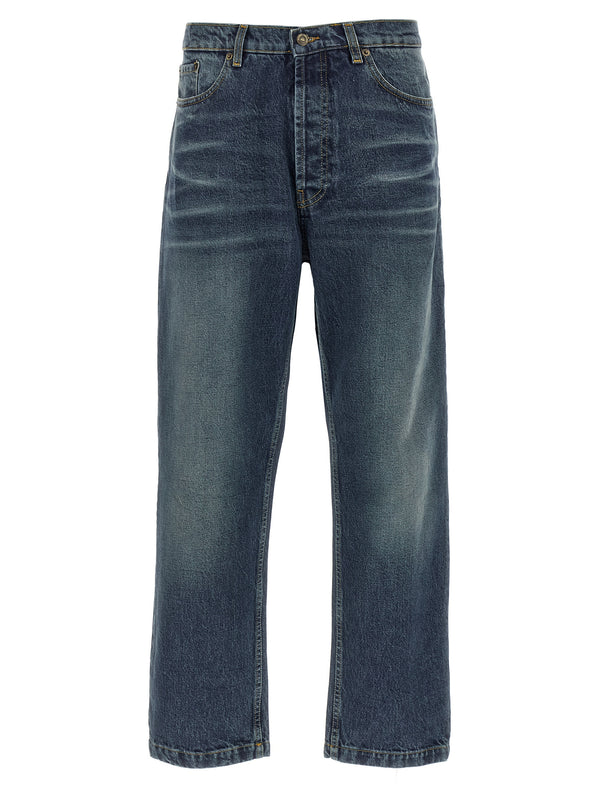 Stone Washed Jeans Blue
