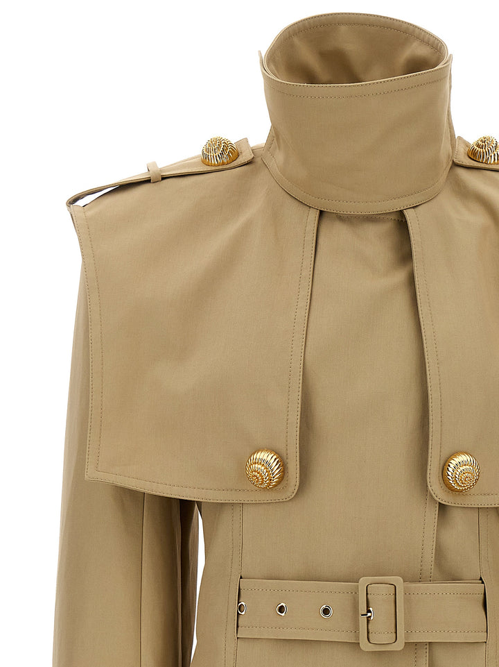 Chiocciola Coats, Trench Coats Beige