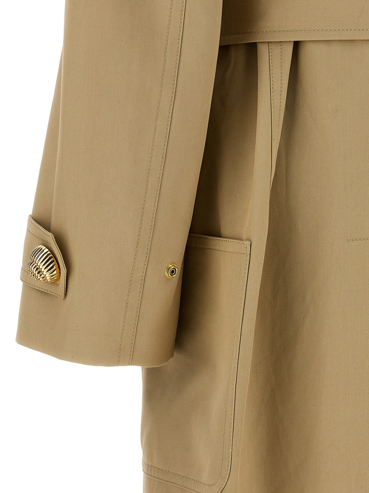 Chiocciola Coats, Trench Coats Beige