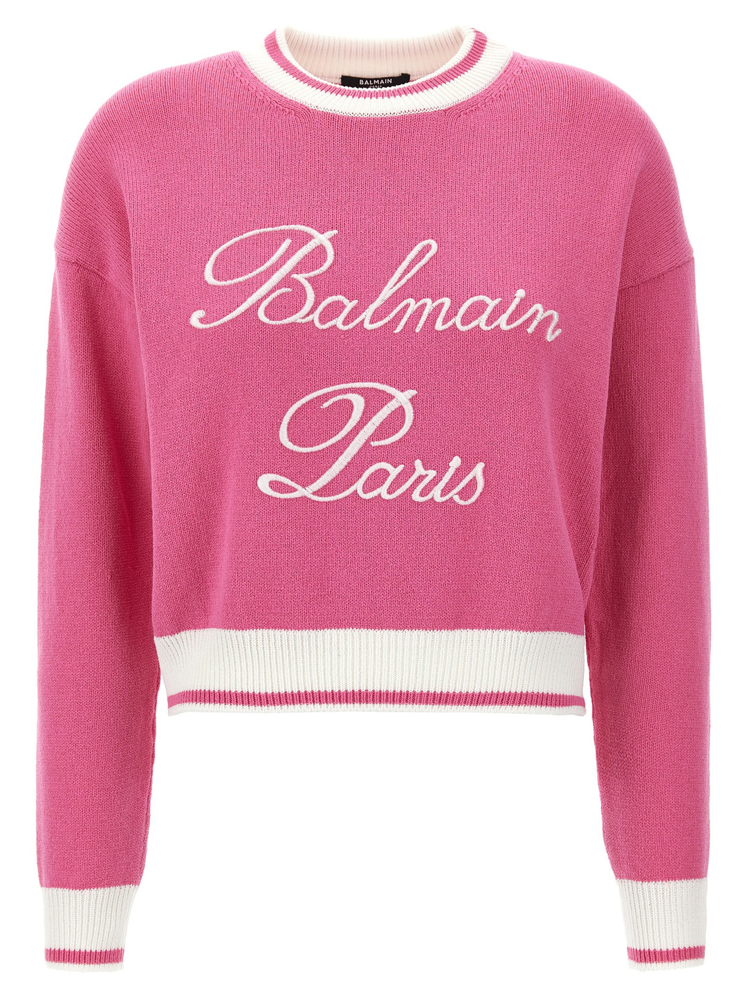 Balmain Signature Sweater, Cardigans Fuchsia