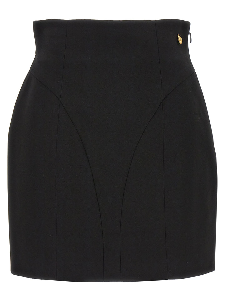 High Waist Miniskirt Skirts Black