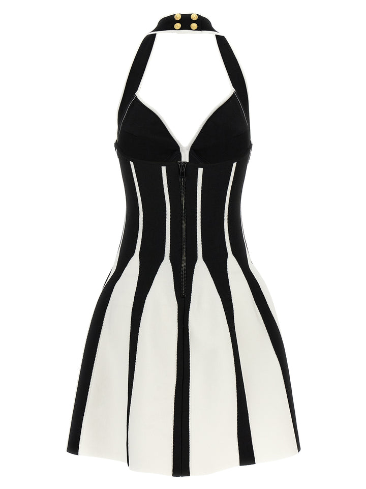 Skater Dress Dresses White/Black