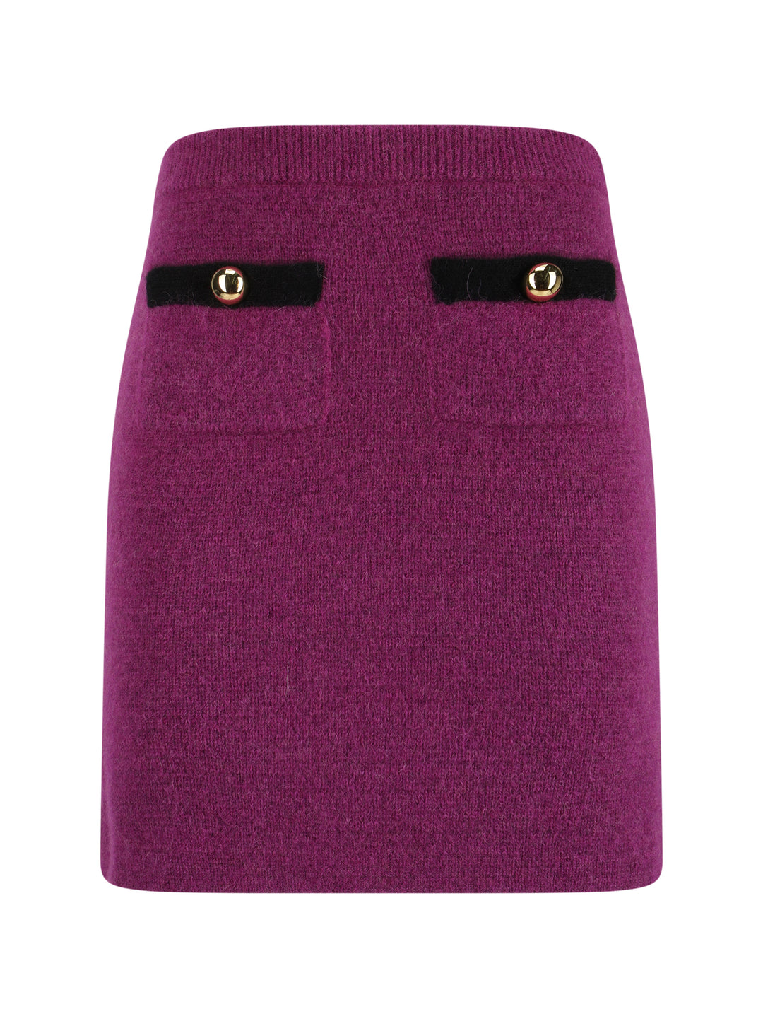 ALPACA KNITTED MINI SKIRT