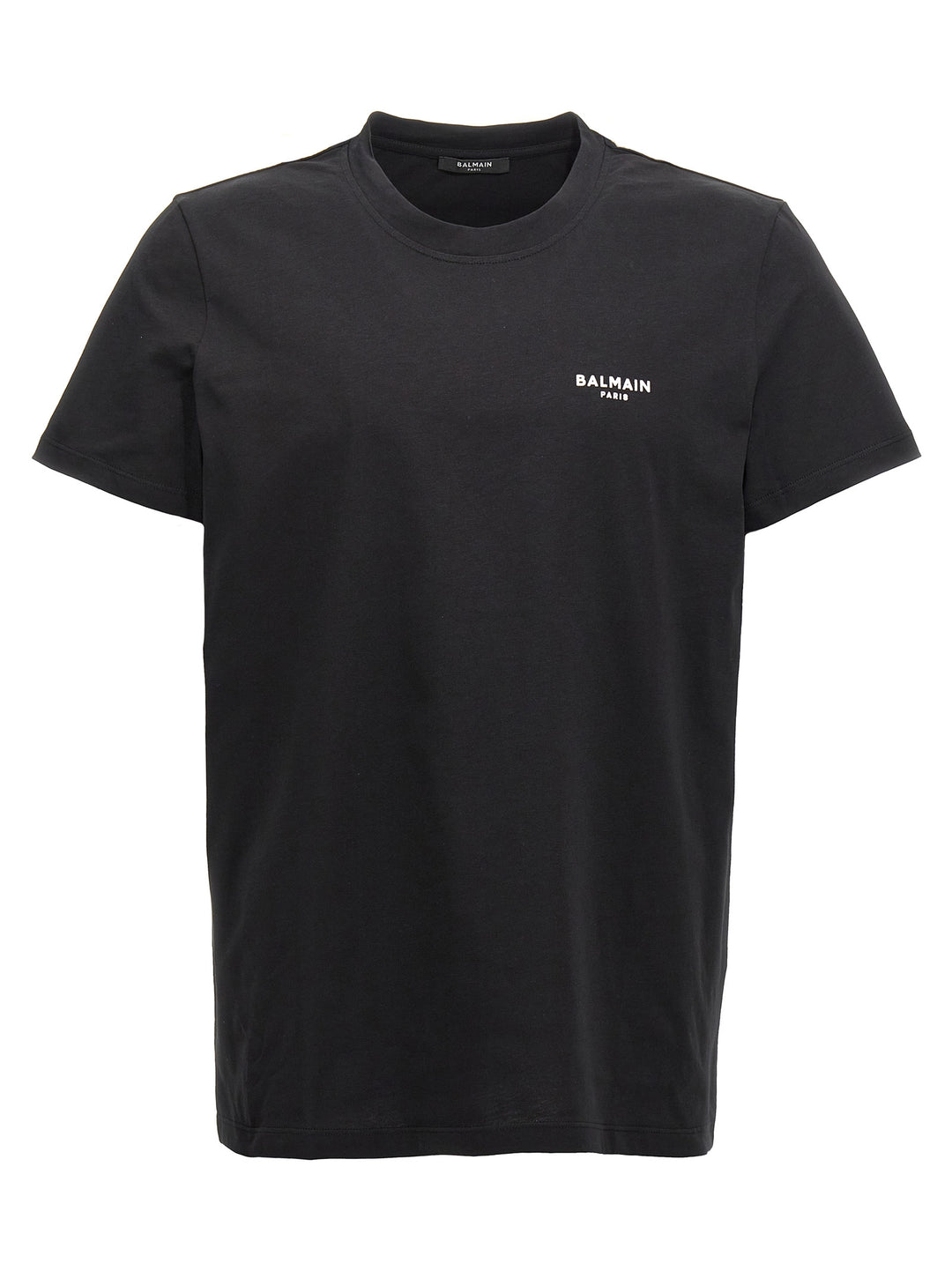 Flocked Logo T-Shirt Black