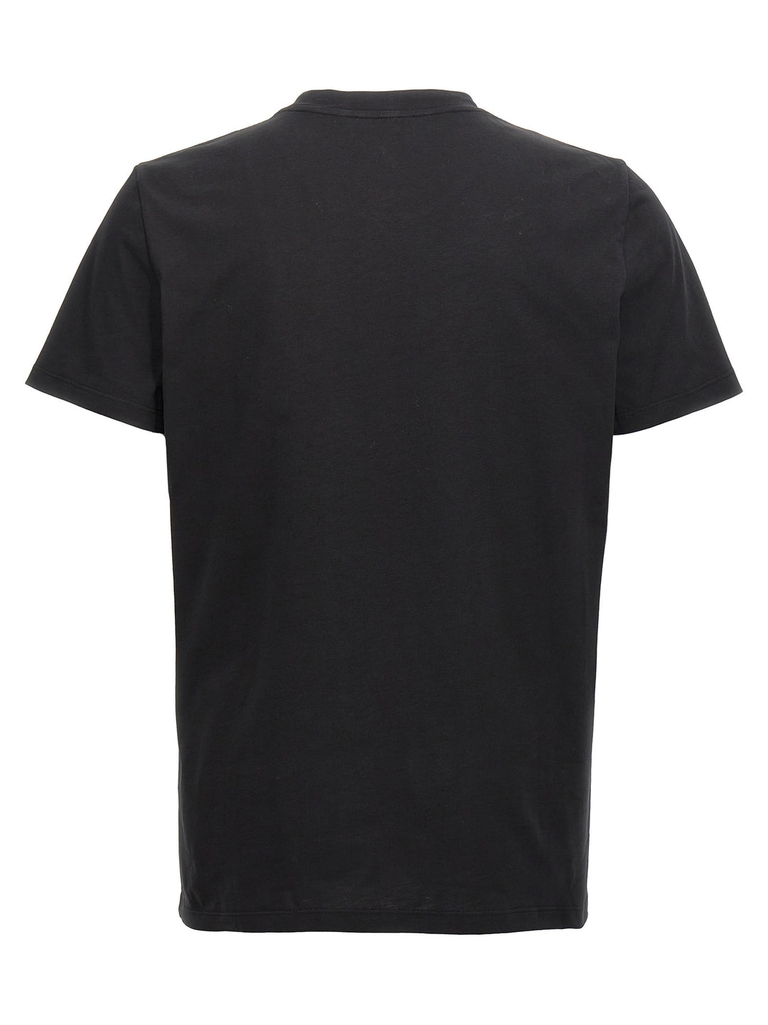 Flocked Logo T-Shirt Black