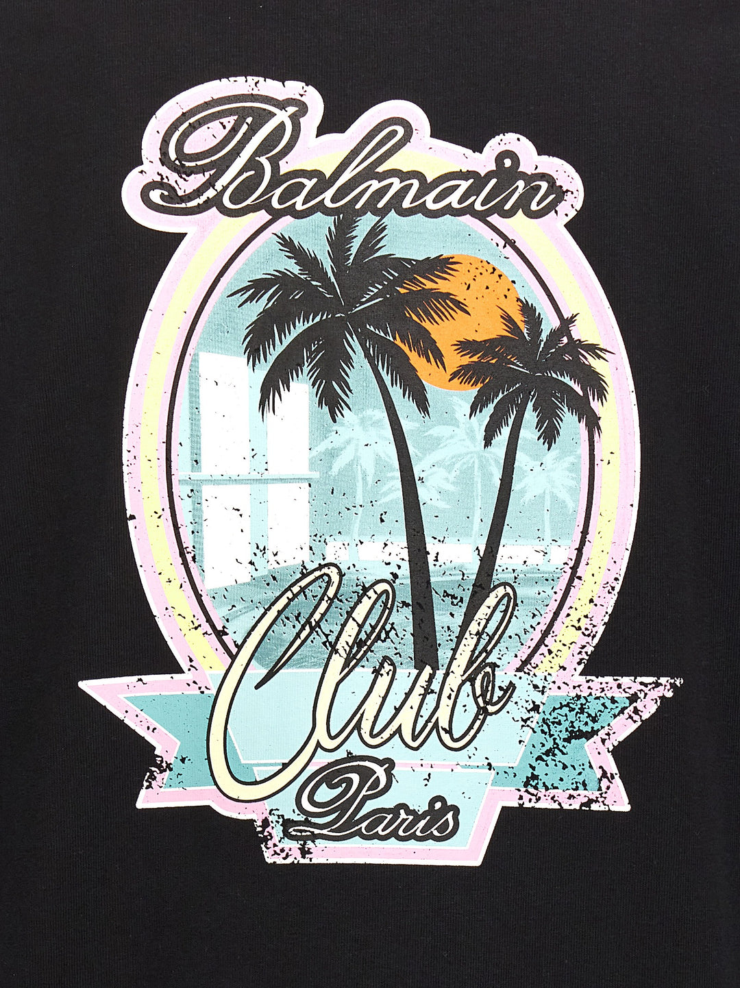 Balmain Club T-Shirt Black