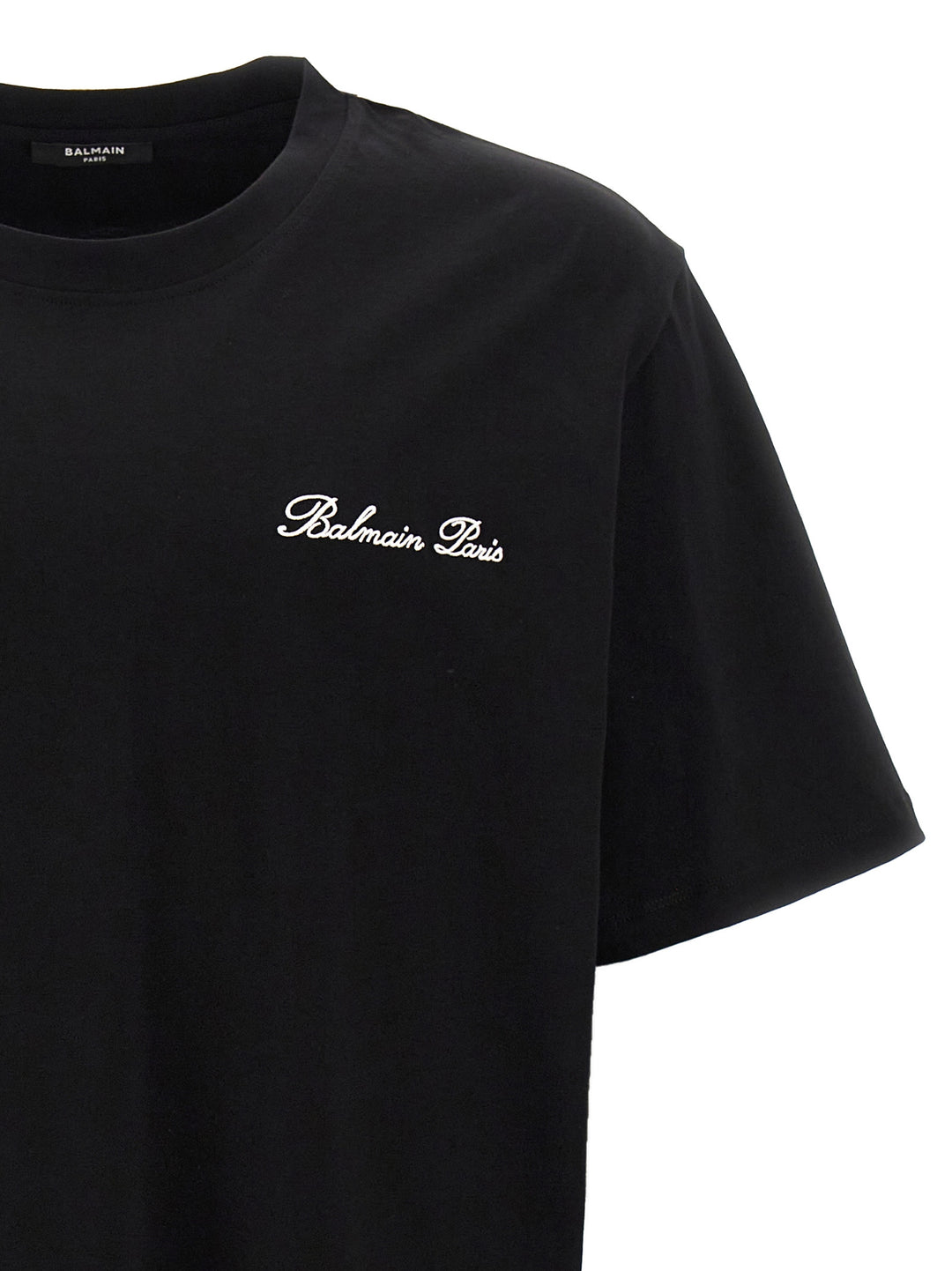 Balmain Signature T-Shirt White/Black