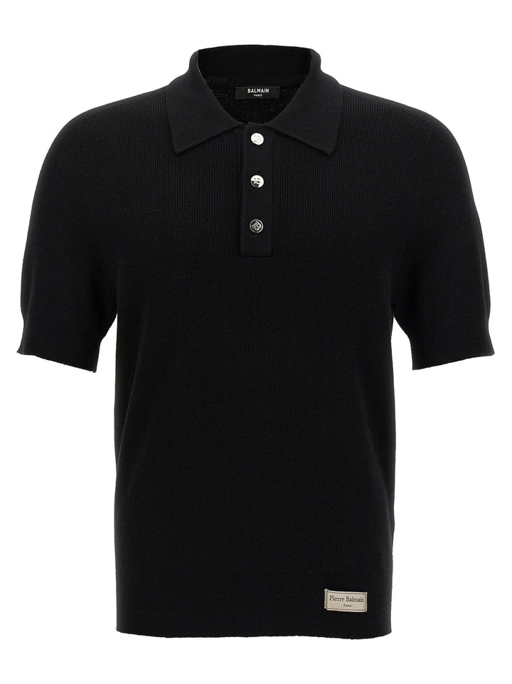 Label Polo Black