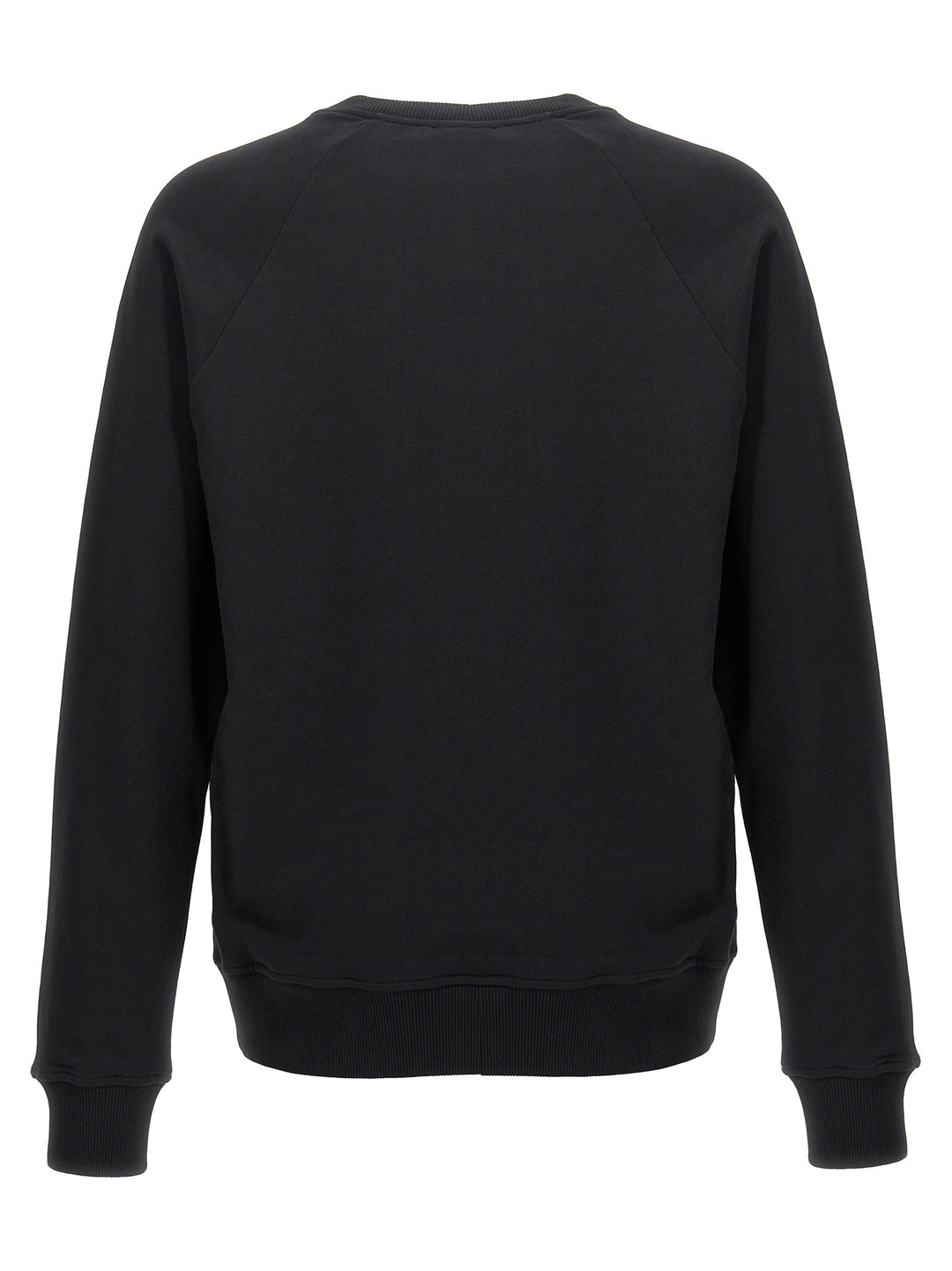 Flocked Logo Sweatshirt Black