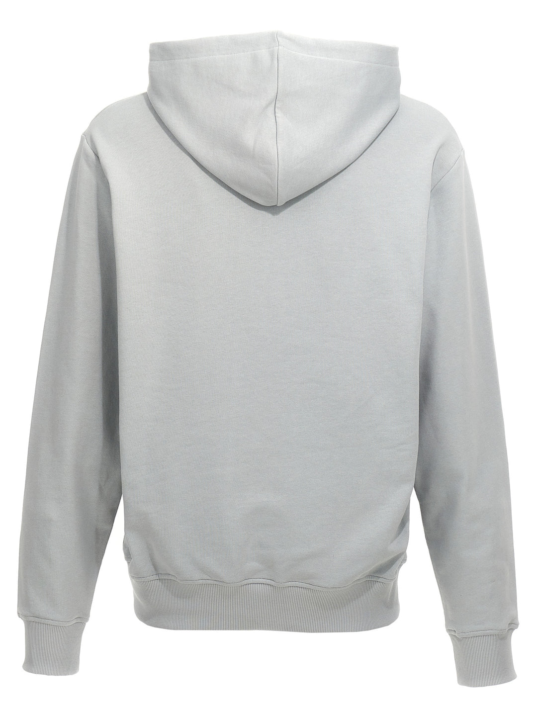 Logo Print Hoodie Sweatshirt Light Blue