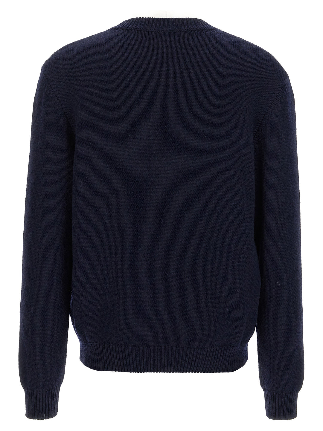 Logo Wool Sweater Sweater, Cardigans Blue