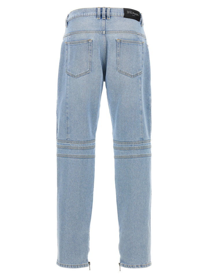 Biker Jeans Light Blue