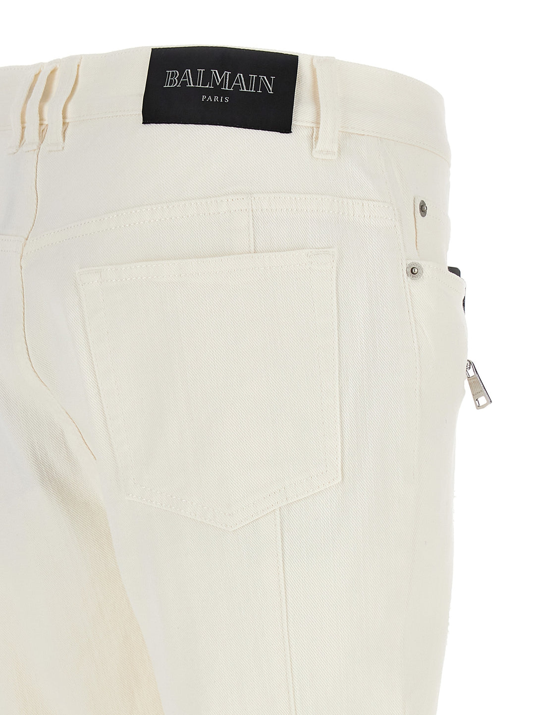 Biker Jeans White