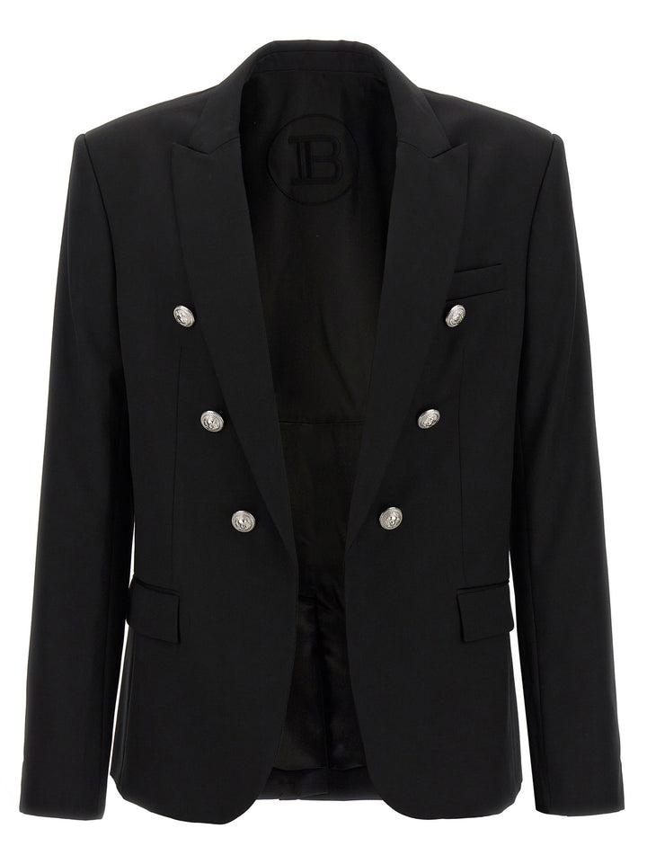 6 Buttons Blazer Black