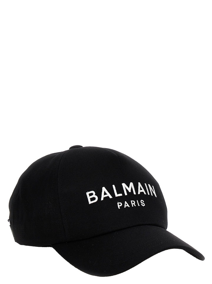 Logo Embroidery Cap Hats White/Black