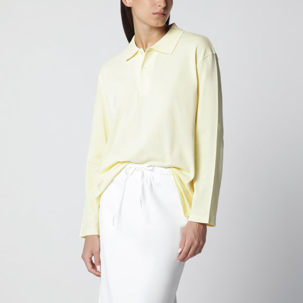 Light Yellow Diana Organic Cotton Polo Shirt