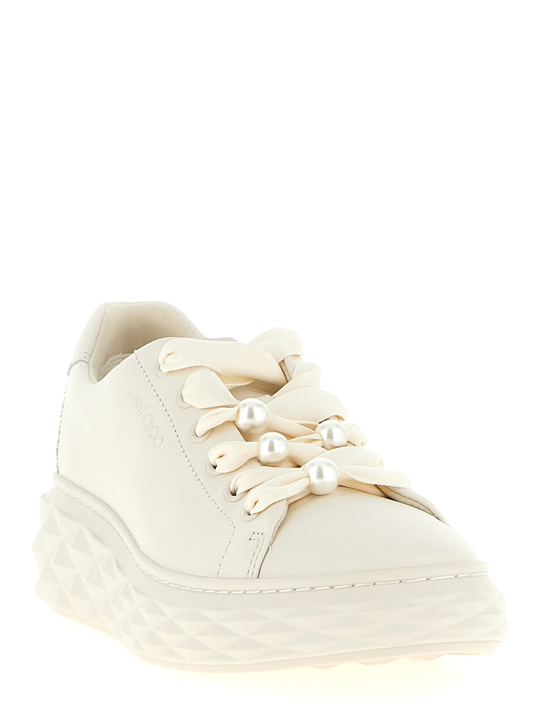 Jimmy Choo Diamond Light Maxi Sneakers - White | cbf64ef5c3d24a10fb3b2566173da4b266f1fea5