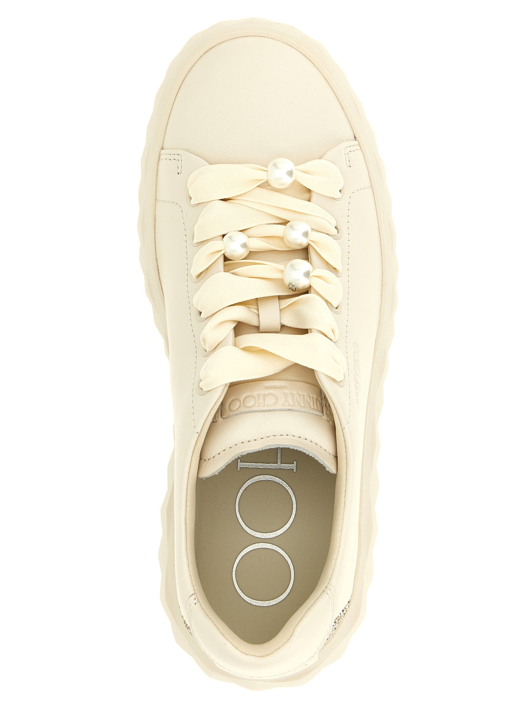 Jimmy Choo Diamond Light Maxi Sneakers - White | 07bc7bd95cbb01748c82a7b2caf445f4c2e7c4e0