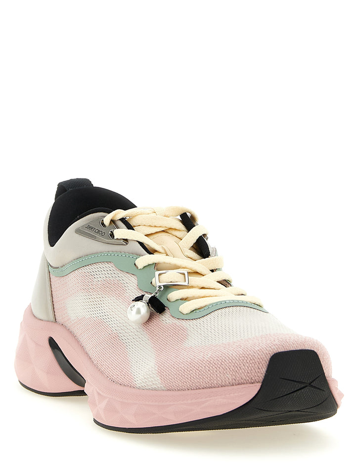 Jimmy Choo Diamond Run Sneakers - Pink | c90ffe80853f32899153960a5de4e80c3f418520