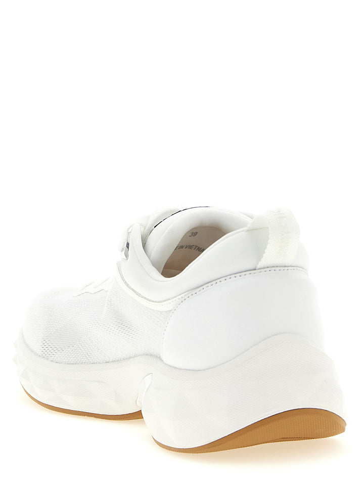 Jimmy Choo Diamond Run Sneakers - White | 0c2b284cb3133b56ccdb62b262e5ef5677f3bb60