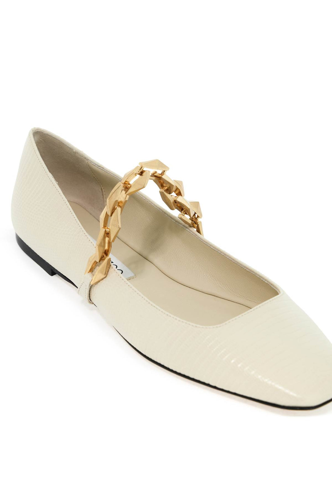 Ballerine Diamond Tilda In Pelle Goffrata Lucertola