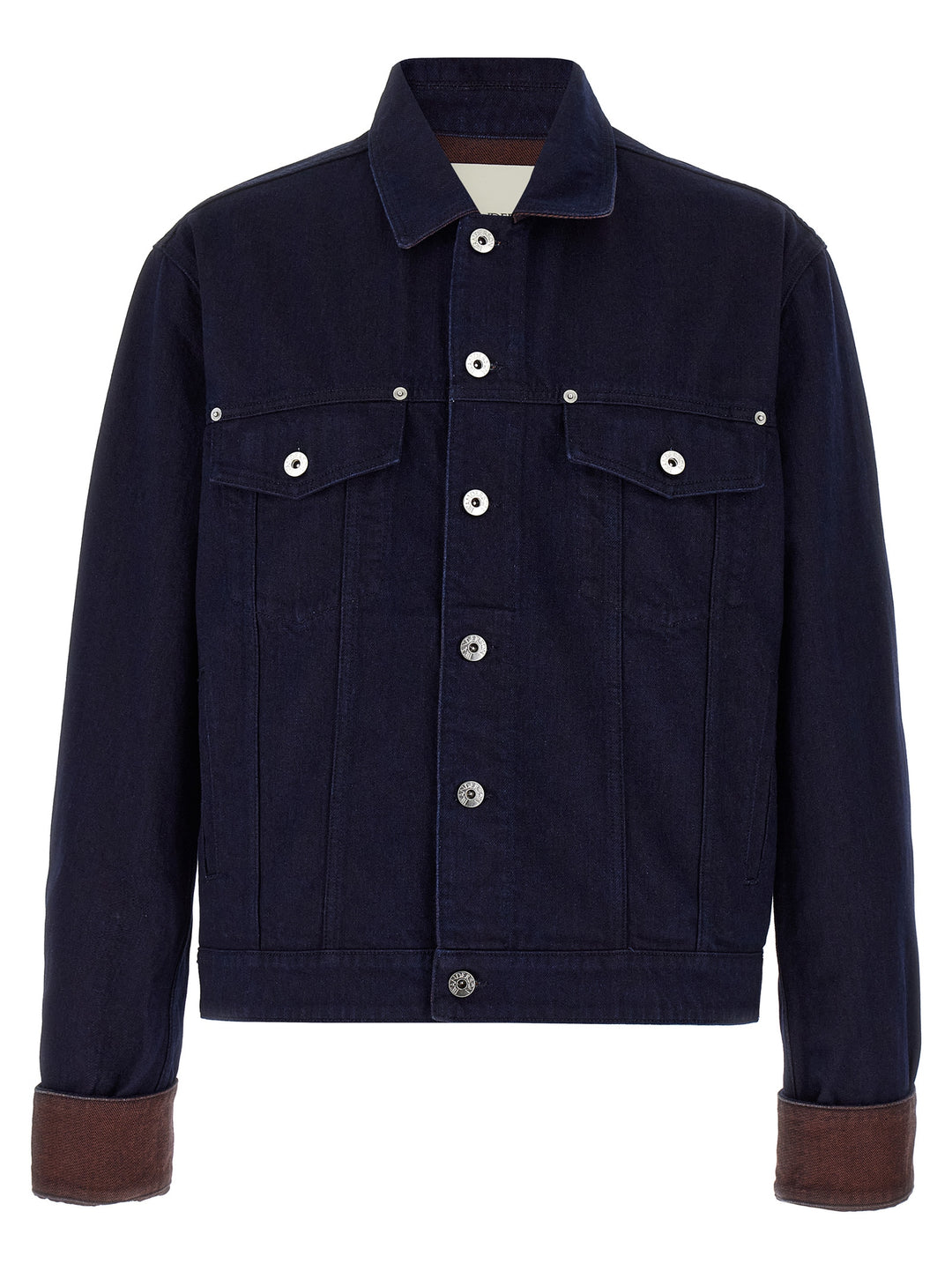 J.W. Anderson Turn Up Cuff Puffer Jackets - Blue | da82f6df298efb9192b23c55ecc90add7adfdb69