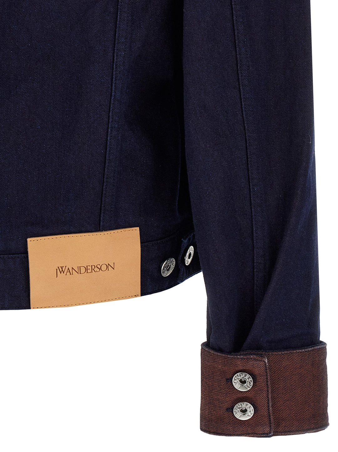J.W. Anderson Turn Up Cuff Puffer Jackets - Blue | c54f20035f9e3242c3e42bb9c879e7f57af9cf46