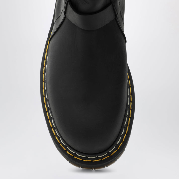 Dr. Martens Black Quad Sole Pull-On High-Top Boots