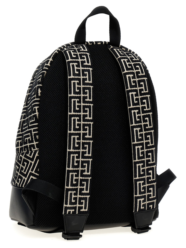 Monogram Backpacks White/Black