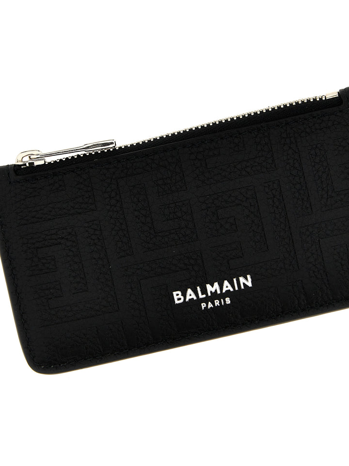 Logo Purse Wallets, Card Holders Black