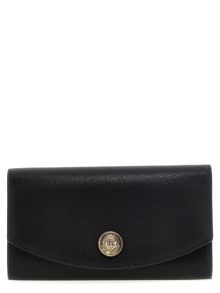 Emblem Clutch Black