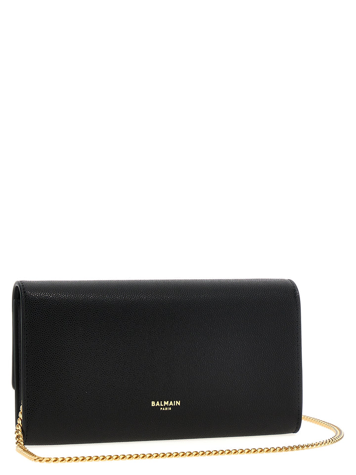 Emblem Clutch Black