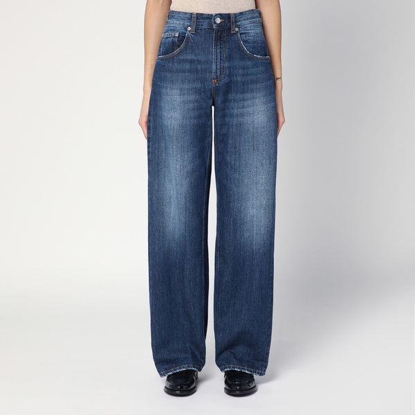 Department 5 Jeans Azules Pierna Ancha | Wanan Luxury