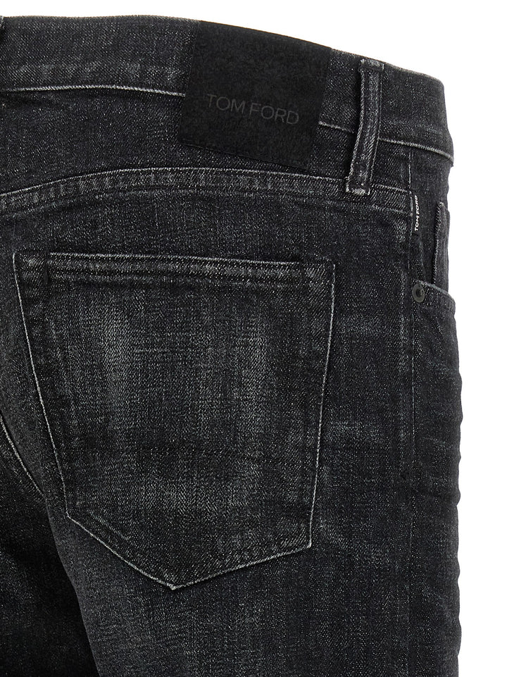 Tom Ford Stonewashed Jeans - Black | 0bf75f41bb45e91bb81f44bc4f1cace64ef8e0e0