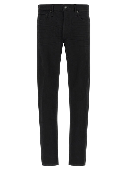 Straight Leg Jeans Black