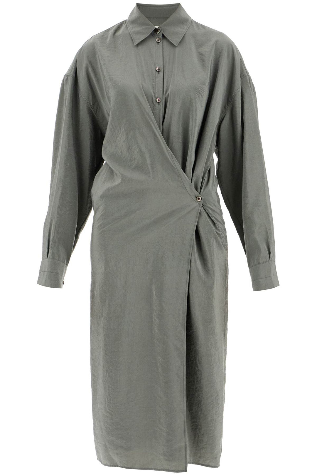 Asymmetric Shirt Dress