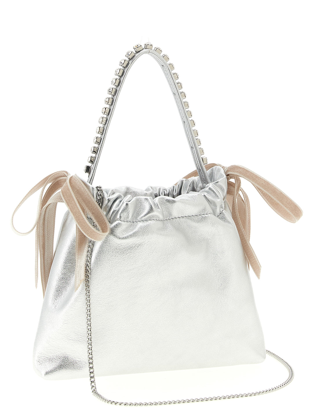 Jimmy Choo Drawstring Mini Hand Bags - Pink | f4cb8a66240df1962c08143317c70c6786984b10