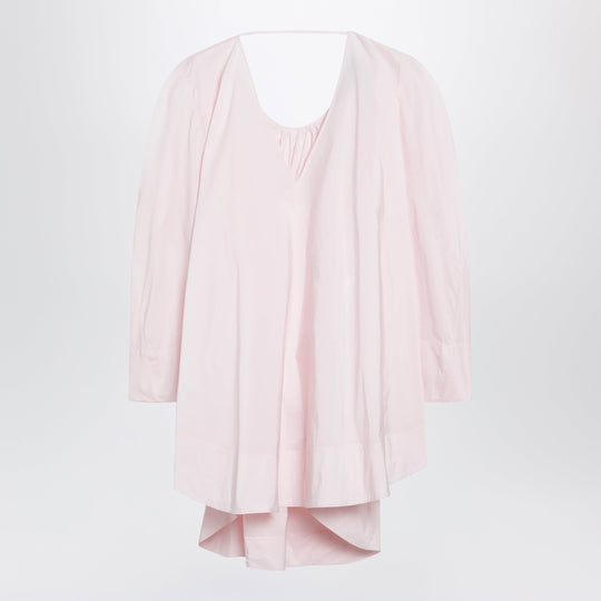 Paysan Tunic Dress In Light Pink