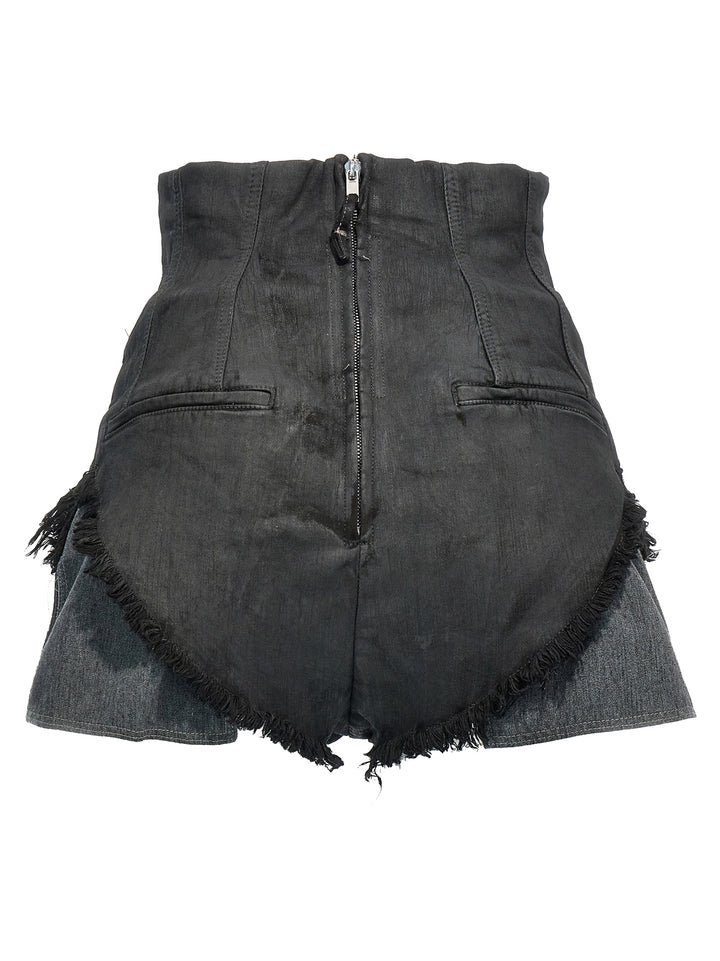 Dirt Cutoffs Bermuda, Short Black