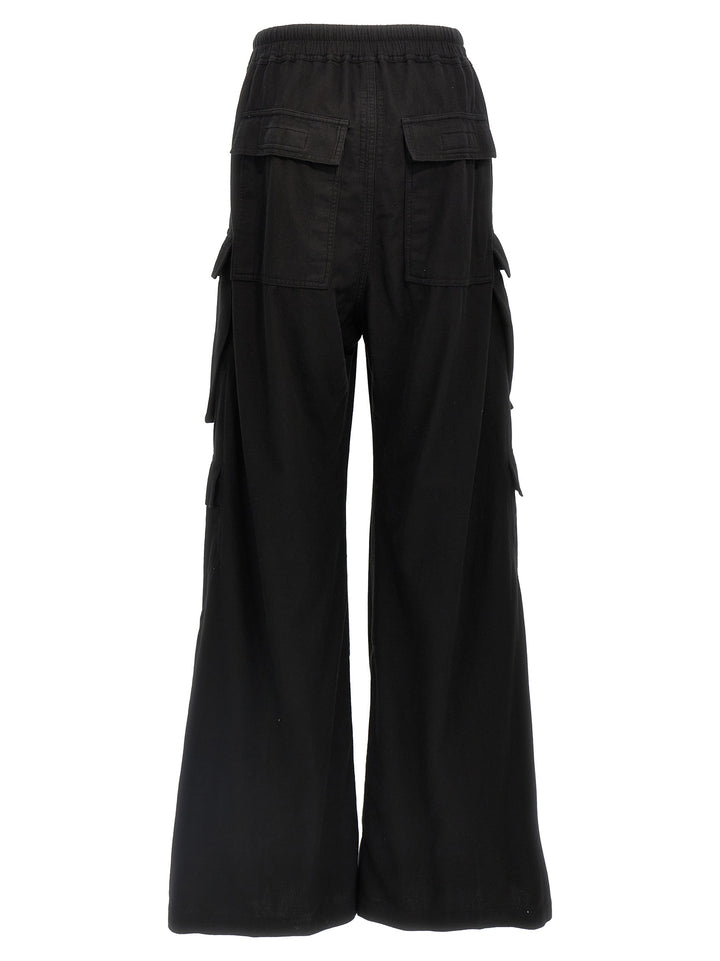 Double Cargo Jumbo Belas Pants Black